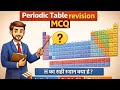 आवर्त सारणी (Periodic Table) से महत्वपूर्ण MCQ |Group Period Trends पर आधारित Objective Questions |