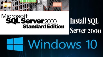 Tutorial Install SQL Server 2000 di Windows 10 + Buat Database, Restore & Backup Database