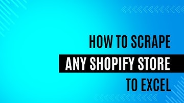 Shopify Scraper Tutorial: Install & Extract Product Data with Shopify Spy