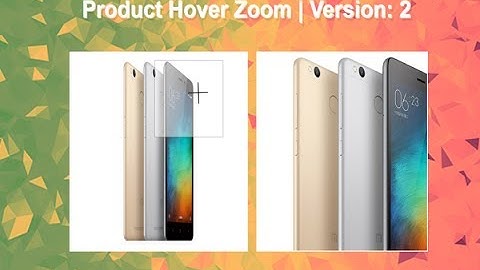 Product Hover Zoom Using Jquery + Css, Magnify Photo, Jquery Image Effects, Image Zoom, Hover Zoom