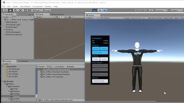 Clothing Connection and Calibration in Unity