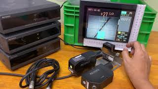 KEYENCE LT-9501H LT-9031M LT-C2, Displacemenr Control set  testing.