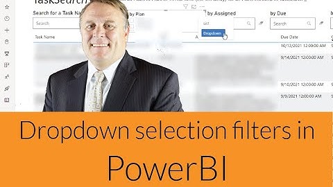 Create a drop down filter in PowerBI [1012211602]