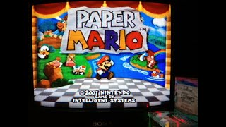 n64paper Mario   introtitledemo  Mister Fpga Crt Tv