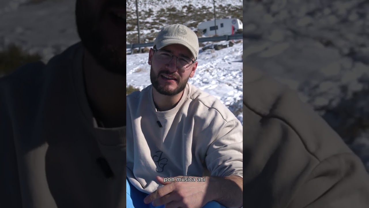 Haciendo un helado con dos ingredientes en Sierra Nevada 