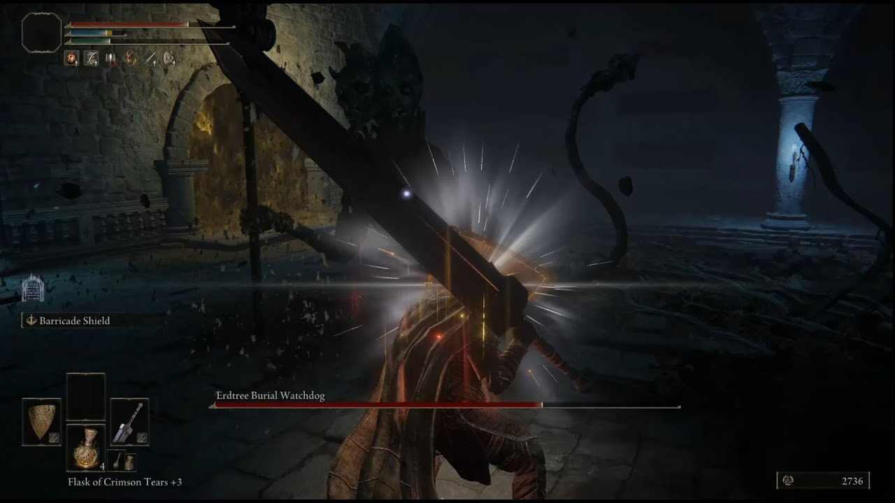 Cliffbottom Catacombs & Erdtree Burial Watchdog - (one shot boss)