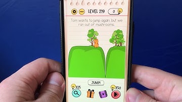 Brain Test Tom wants to jump again, but we ran out of mushrooms