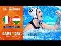 Italy sink hungary in the quarters  extended highlights  european water polo championships 2024