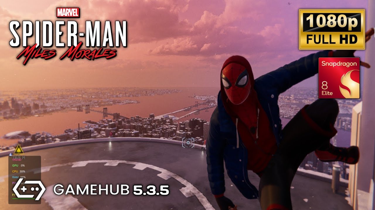 Marvel Spider-Man Miles Morales Gamehub 5.3.5 / Lenovo legion y700 Gen 4 / SD8 Elite / Turnip V22