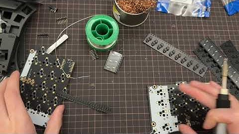 TOTEM Keyboard Building (Soldering part)