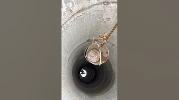 природный газ в питьевом колодце
