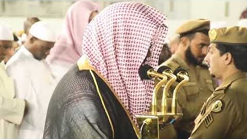 إِنَّ اللَّهَ وَمَلَائِكَتَهُ يُصَلُّونَ عَلَى النَّبِيِّ ۚ. تلاوة خاشعة من سورة الأحزاب سعود الشريم