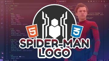 Logo do Homem-Aranha / Spider-man logo 🕷️(HTML + CSS) | Speedcode | Timelapse