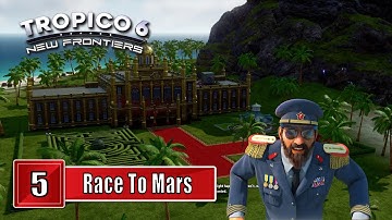 Tropico 6 Race To Mars - NEW FRONTIERS DLC | Mission 5 Full Level Longplay Walkthrough | Final Level