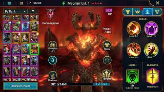 using the hellhades optimizer to build my newly pulled champs