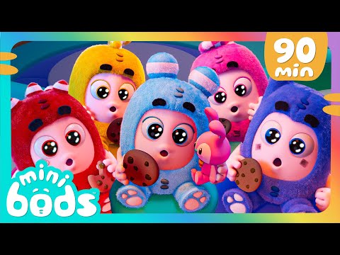 Bedtime Story Interruption |  Minibods | Mini Oddbods | Baby Oddbods | Funny Cartoons For Kids