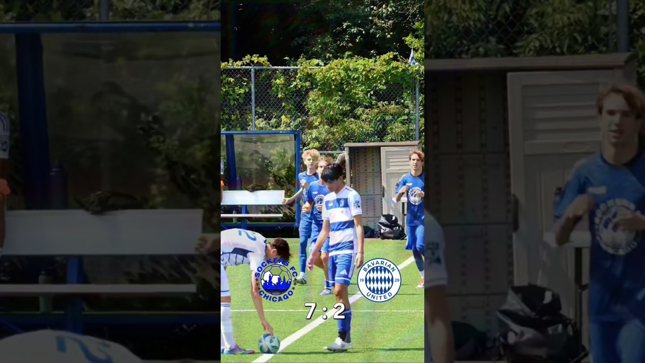 Sockers FC Chicago MLS Next - Bavarian United FC MLS Next 7:2 win 