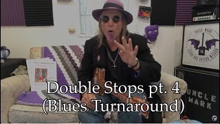 Fun with Double Stops Part 4 Beginner Blues Turnaround for 3 String Cigar Box Guitar in Open G