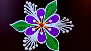 3 Attractive Mini Rangoli Kolam Designs Small Muggulu Trending Rangoli Simple Rangoli Kolam