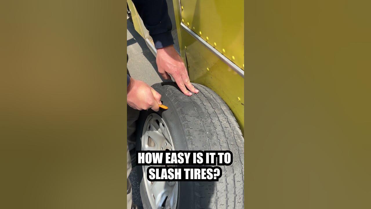 How to Slash Tires  