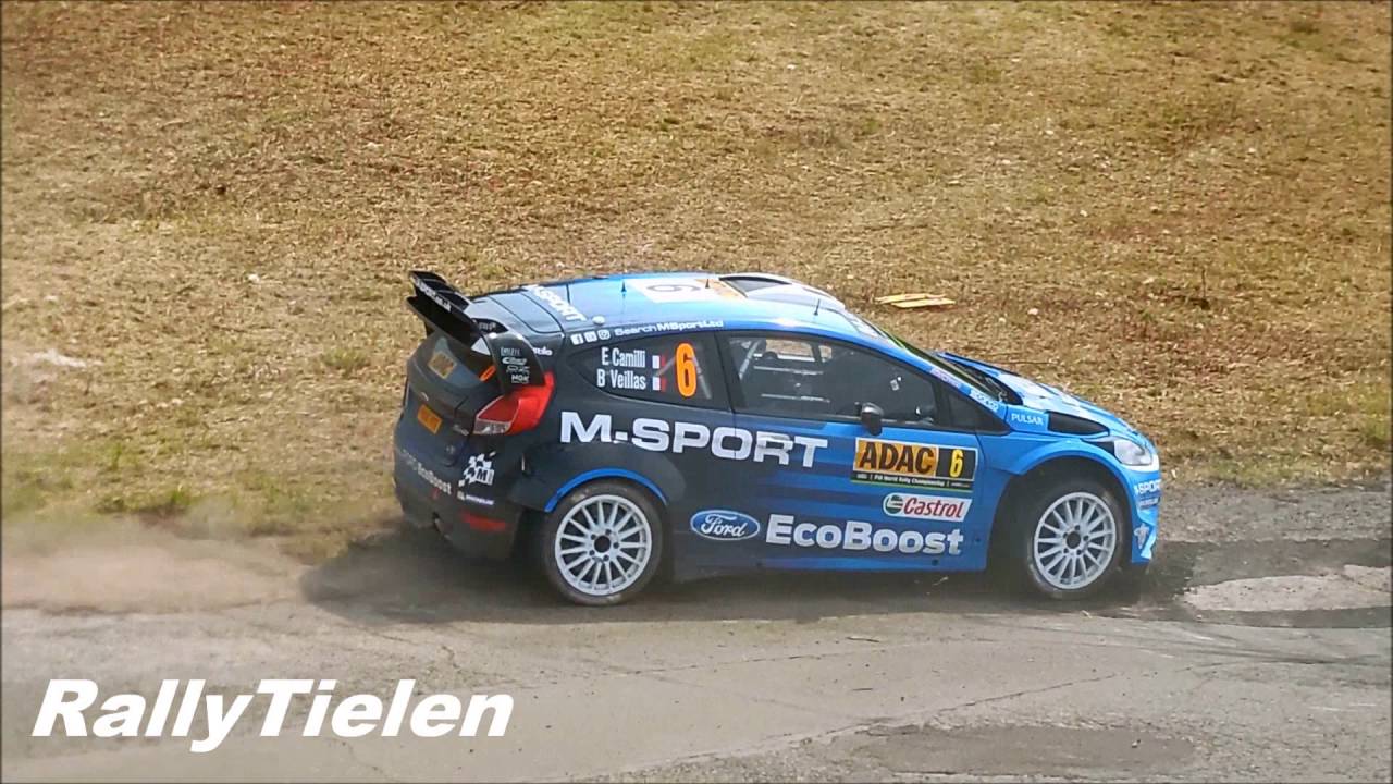 Eric Camilli On The Limit Shakedown - WRC - ADAC Rallye Deutschland 2016 - Ford Fiësta RS WRC 2016