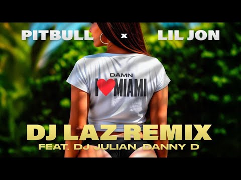 Pitbull X Lil Jon Damn I Love Miami DJ Laz Miami Bass Remix Ft DJ Julian Danny D Official Audio