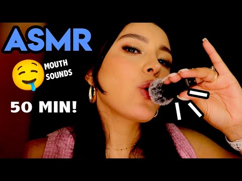 SUEÑO 💤  PROFUNDO I 💋 Mouth Sounds INTENSOS 😱 50 min! I Ges ASMR