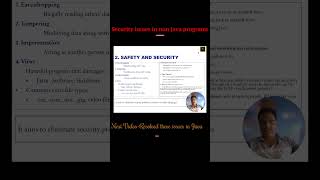 General Security issues #javaintelugu #corejava #coding #security #javabasics#javatutorial#ytshorts