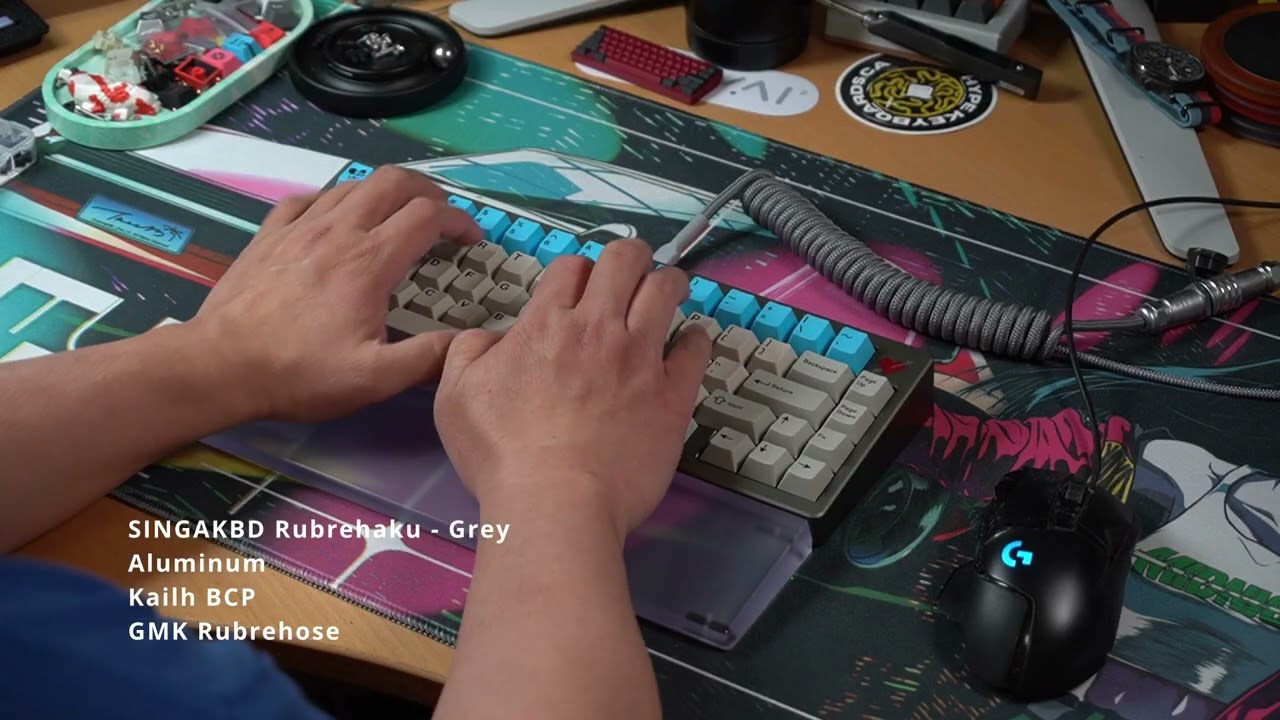 SINGAKBD Rubrehose Kohaku w/ Kailh BCP - YouTube