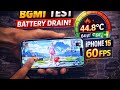 iPhone 15 BGMI Test in 2026 🎮 60 FPS, Heating & Battery Drain! Used iPhone 15 Gaming Review in 2026.