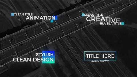 Modern Minimal Titles Pack. After Effects Project on Videohive.net