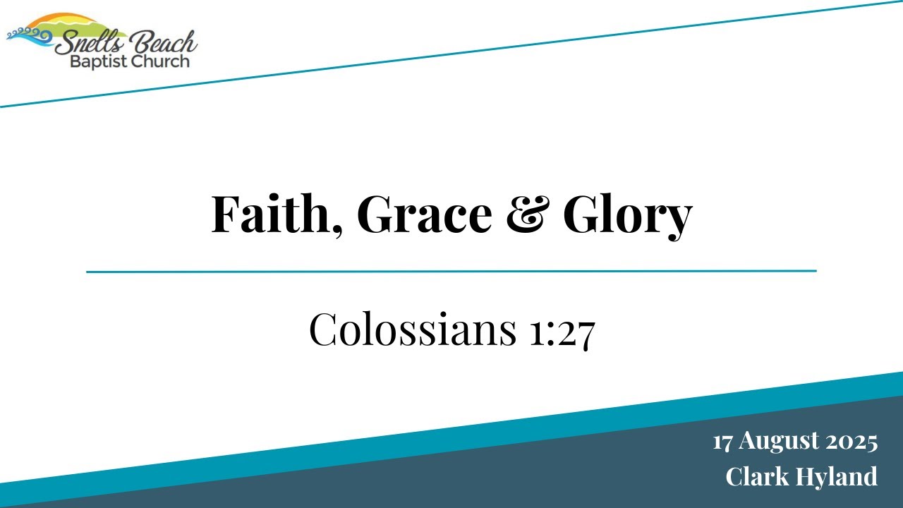 Sunday Service 17 August 2025