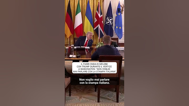 Il fuori onda di Meloni con Trump: "Non voglio mai parlare con la stampa italiana"
