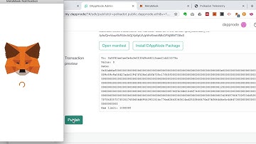 DAppNode SDK publish command demo