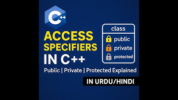 🔐 Access Specifiers in C++ | Public, Private, Protected Explained in Urdu/Hindi 🔐