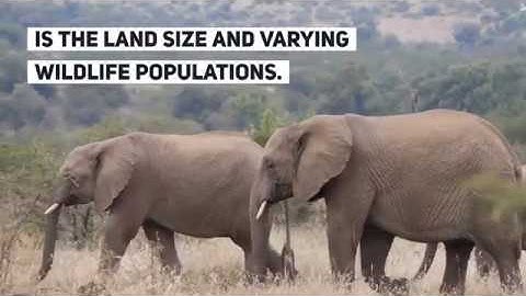 Different regions of the Greater Kruger National Park