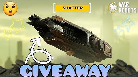 WR Shatter Giveaway #warrobots #wrwinshatter