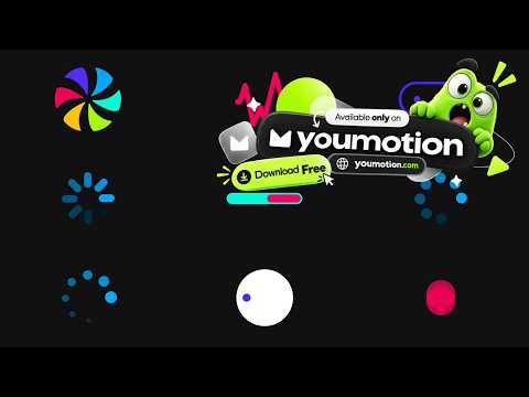 Colorful Loaders & Progress Bars - 9 Animated (Ae) Free