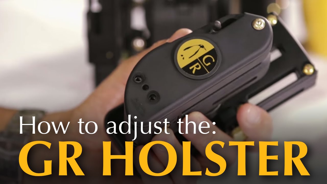 How to adjust the GR Universal Holster for Pistol (English Manual)