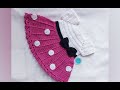 Vestido a Crochet o ganchillo para bebe "Minie Mouse"
