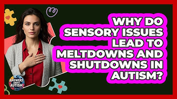 Why Do Sensory Issues Lead To Meltdowns And Shutdowns In Autism? - Answers About Autism