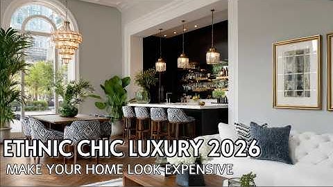 Interieurtrends voor 2026: hoe je etnische chique luxe creëert