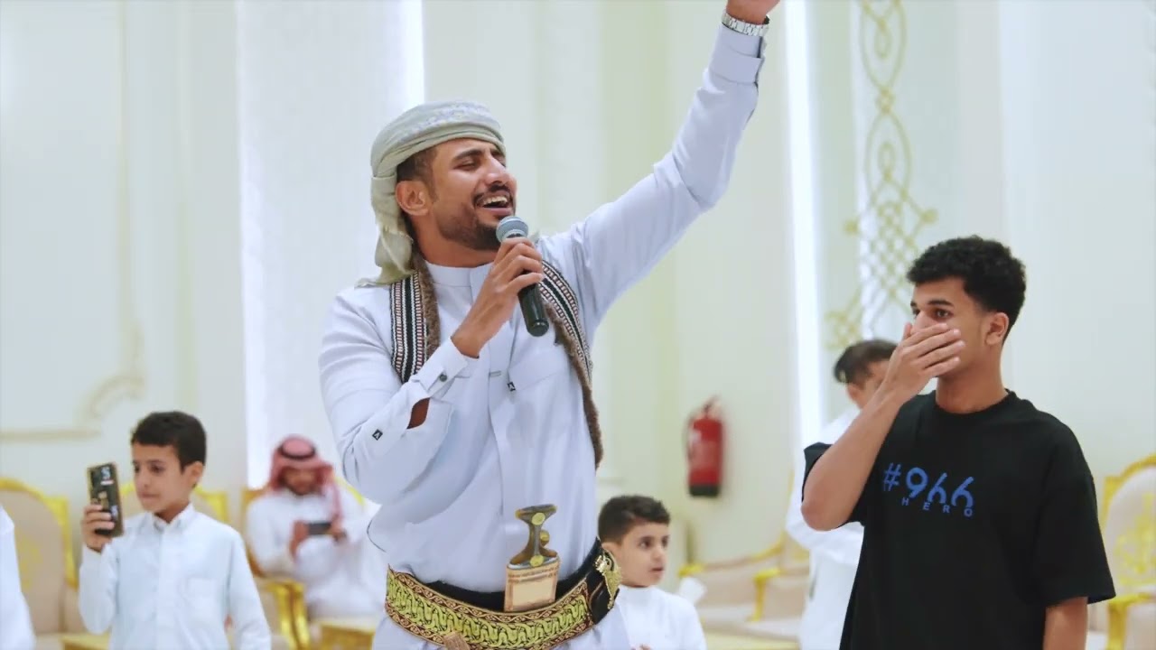 مدلي يالقهوجي فنجان قهوه - سامي المعبري قصيده شاعر لمليون فارس الثابتي في زواج بدر القاضي 