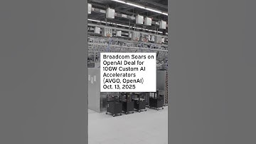 Broadcom Soars on OpenAI Deal for 10GW Custom AI Accelerators #AVGO #OpenAI #Broadcom