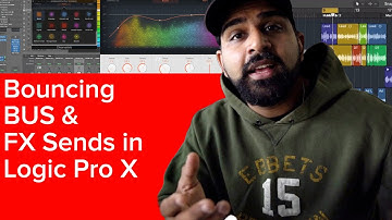 Bouncing Bus and Effect Sends in Logic Pro X: Logic Pro X Basics