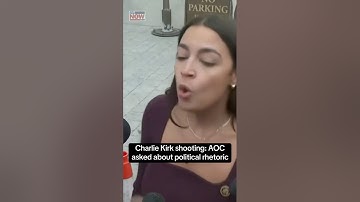 AOC on political rhetoric after Charlie Kirk shooting