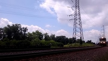 NS 62V With Conrail Heritage Unit #8098 Trailing At Bound Brook, NJ