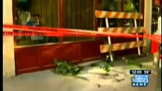Burning cross found near Old Town business