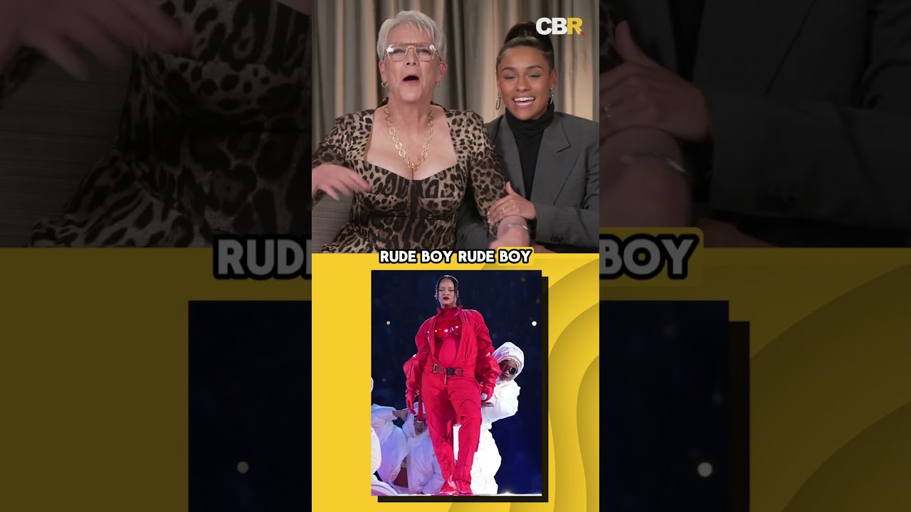 Jamie Lee Curtis Crowns Rihanna Super Bowl Queen 😳🏈 #scarpetta