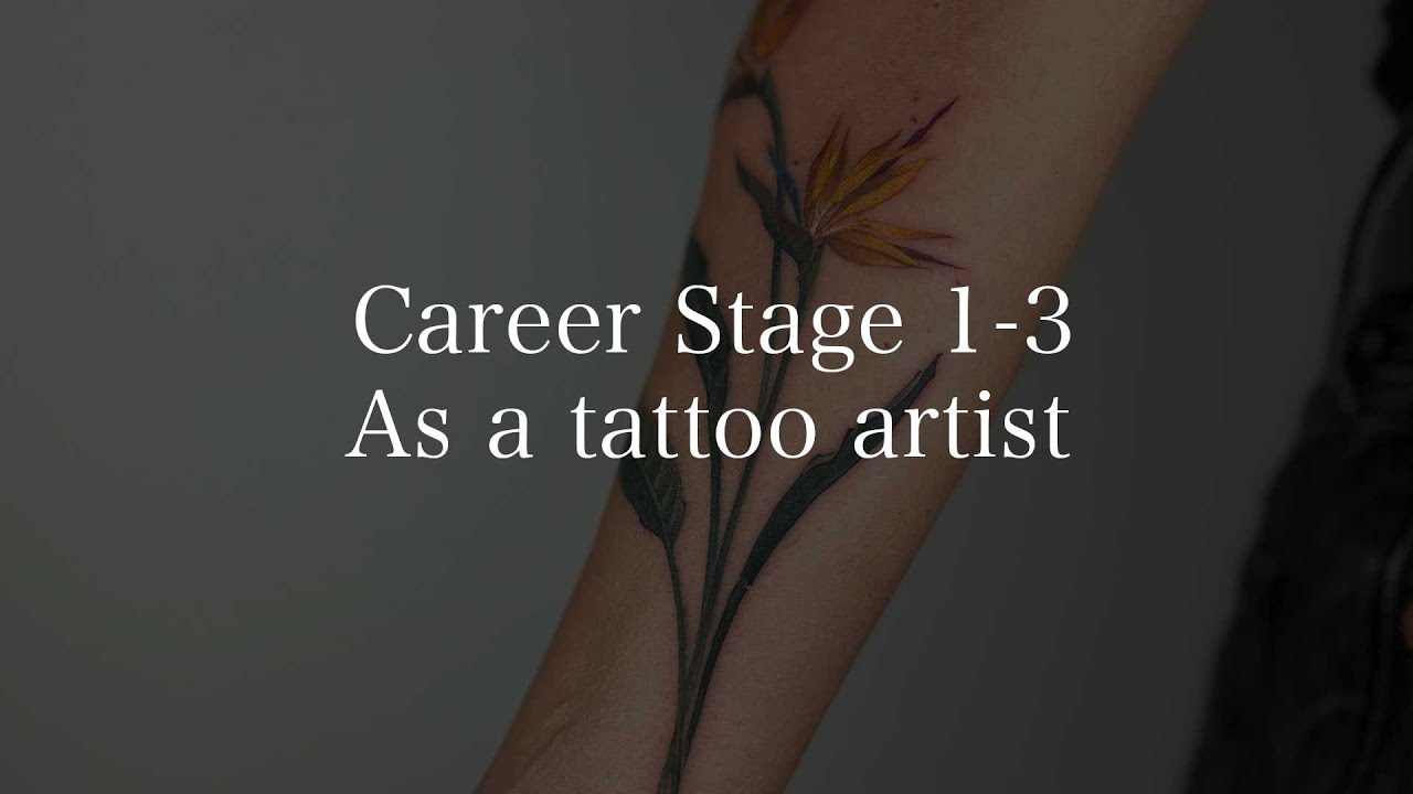 Tattoo artist growth pattern: career stage 1-3